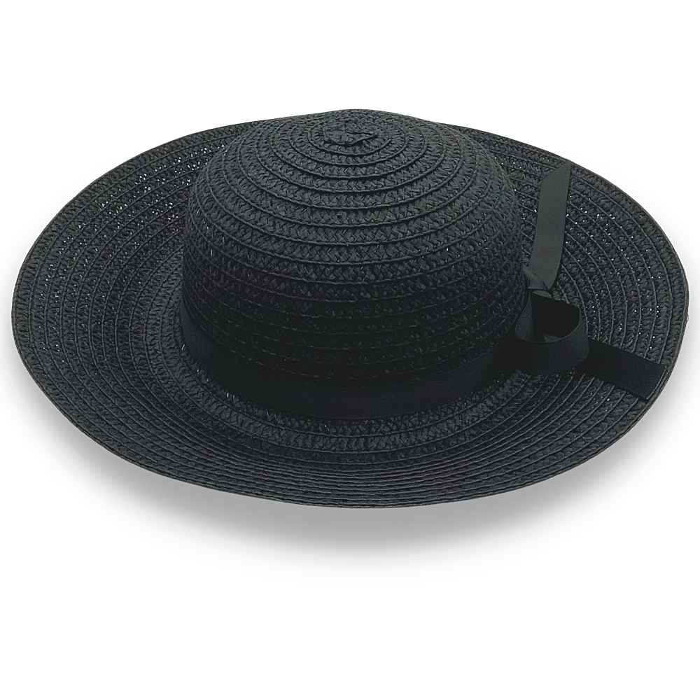 Marisha summer hat in black