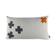 Cross Cushion Orange 35cm x 60cm