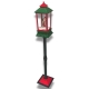 SANTA IN THE SNOW LAMP STAND 