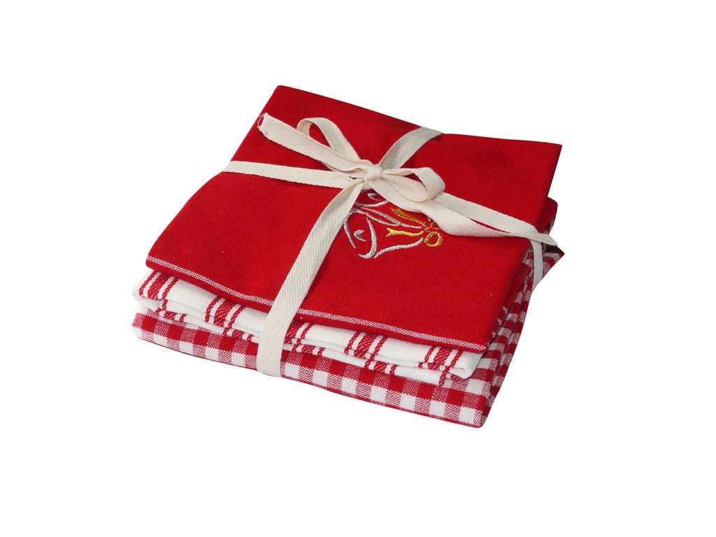 XMAS TEA TOWEL 3 PACK